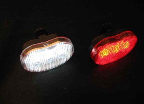 Dresco Fietsverlichtingsset - Classic - LED - Zwart van Dresco — afbeelding 3