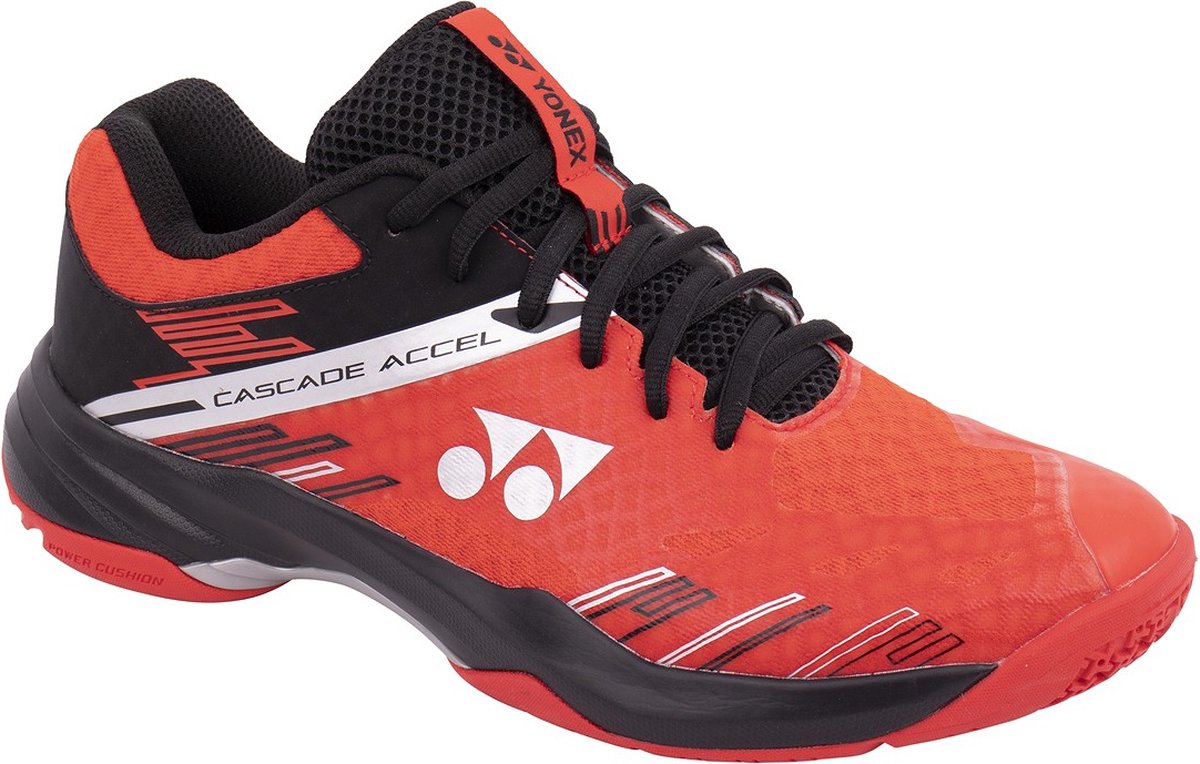 Yonex Cascade Accel heren badmintonschoen rood zwart