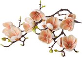 WinQ - Kunstbloemen Magnolia 3 takken zacht roze -Excl. vaas