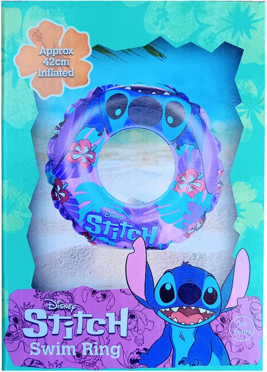 Disney - Stitch - Bouée de natation - 42cm - gonflable - bouée de natation - 3 à 6 ans Disney - Stitch - Bouée de natation - 42cm - gonflable - bouée de natation - 3 à 6 ans