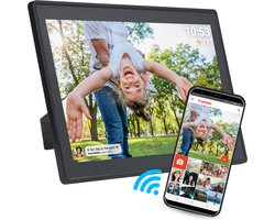 Denver Digitale Fotolijst 15.6 inch - XL - Full HD - Frameo App - Fotokader - WiFi - 16GB - IPS Touchscreen - PFF1515B