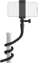 DrPhone OctoGrip – Flexibele 360° SelfieStick - Standaard Voor GoPro En Telefoon – Met Vergrendelingsschroef - Octopus Tripod – Actioncamera Statief - Zwart