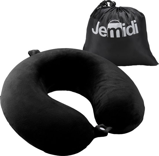 MOLIMOLI Eenhoorn Nekkussen Kids Met Oogmasker - Paars Reiskussen Memory Foam