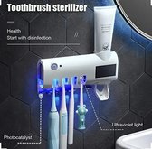 Tandenborstel houder-UVC/UVA-disinfectant - automatische-tanden pasta dispenser