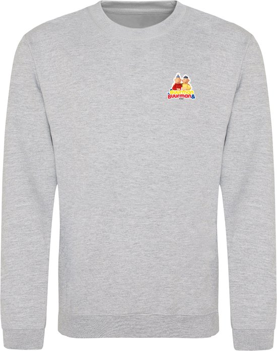 Crew sweater Buurman en Buurman Grijs XL