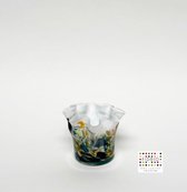 Design Vaas Picolo - Fidrio COLORI - glas, mondgeblazen bloemenvaas - hoogte 10 cm