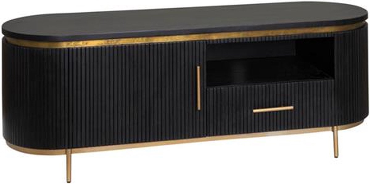 Tower living Rivello TV cabinet 1 dr. 1 drw. open niche - 150x45x55