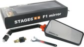 Spiegel Stage6 F1 Carbon (Mat) Rechts - brommer spiegel - scooter spiegels - motor spiegels