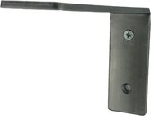 Maison DAM - Plankdrager L vorm - Wandsteun - Voor plank 15/19cm - Staal met blanke coating - incl. bevestiging accessoires