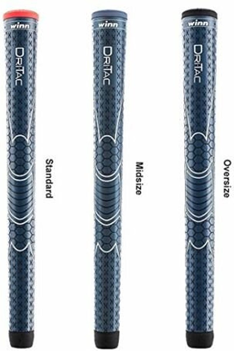 WinnDry Dri Tac grip Grey (artrose grip) Standaard Heren Golfclubgrip