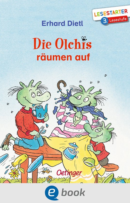 Lesestarter - Die Olchis räumen auf - cover