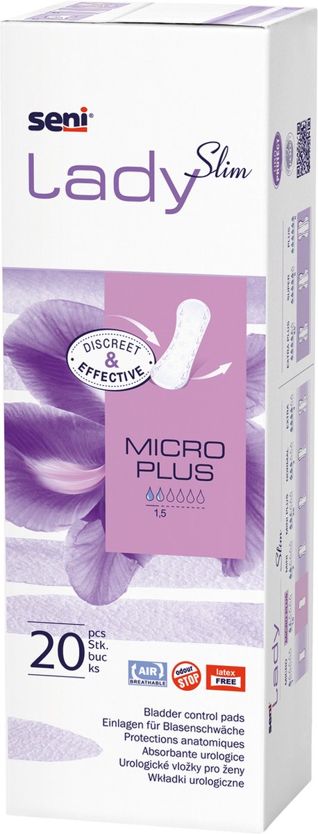 Goedkoopste Seni Lady Slim Micro Plus Incontinentieverband (20 stuks