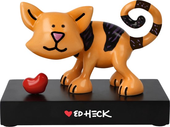 Goebel - Ed Heck | Decoratief beeld / figuur Love Cat 17 | Porselein - kat - 17cm