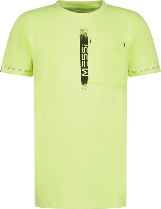 Foto: Vingino t shirt jefos jongens t shirt neon yellow maat 164