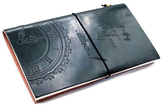 Retro notitieboekje, Notitieboekje Reiziger Notebook Lederen