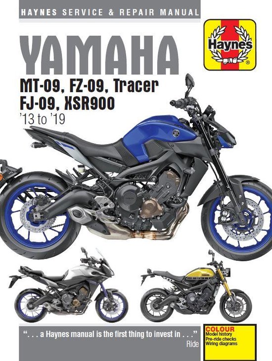 Yamaha MT-09, FZ-09, Tracer, FJ-09, XSR900 (03 -19) - cover