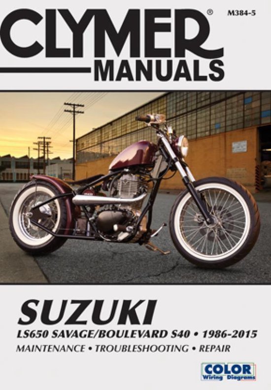 Clymer Suzuki LS650 Savage/Boulevard S4 - cover