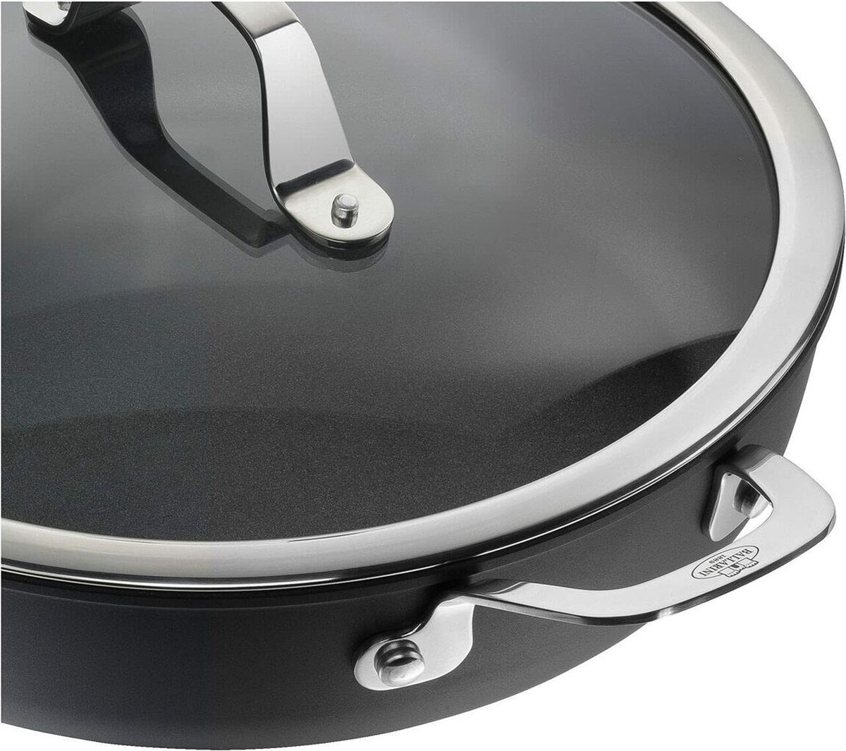 Kookpot met Deksel Ballarini Alba ALBG3ED.24D Grafiet Titanium Roestvrij staal Aluminium Ø 24 cm