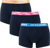 Jack & Jones 3P boxers plus size luca combi blauw - 6XL