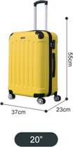Koffer Traveleo Babij ABS01 Geel Handbagage maat S