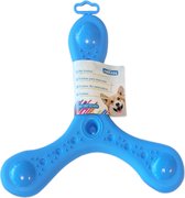 Nobleza Hondenspeelgoed frisbee - Hondenfrisbee - Kunststof boemerang voor honden - Blauw