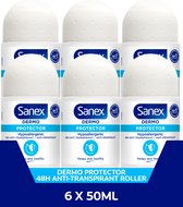Sanex Dermo Protector Deodorant Anti-Transpirant Roller 6 x 50ml - Voordeelverpakking