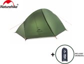 Tente Naturehike® 1 personne - Tente légère - Nylon 20D - 4000MM - Tente de trek et tente de trekking - Légère 1 personne