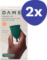 Dame Self Sanitising Menstruatiecup - Medium (2 stuks)