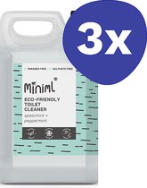 Miniml Nettoyant WC Menthe Verte & Menthe Poivrée - Recharge 5L (3x 5L)
