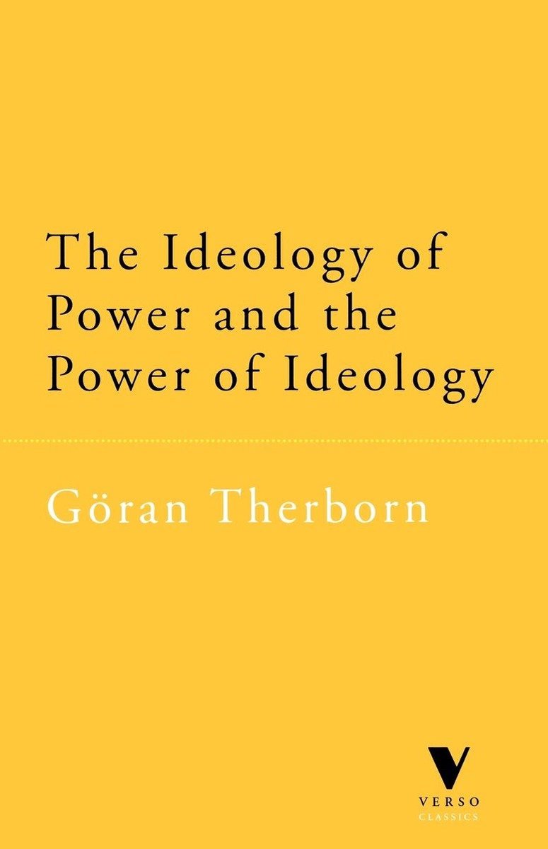 Omslag van Ideology Of Power And The Power Of Ideology
