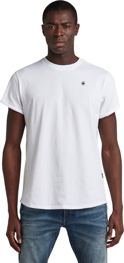 G-Star Raw Lash RTS/s Polos & T-shirts Homme - Polo - Wit - Taille XL