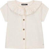 Sweet petit peuter blouse - Meisjes - Dark Off-White - Maat 80
