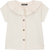 Sweet petit peuter blouse - Meisjes - Dark Off-White - Maat 92