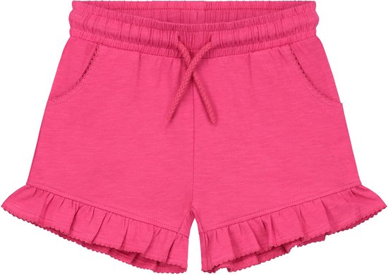 Play All Day peuter short - Meisjes - Fuchsia Red - Maat 74