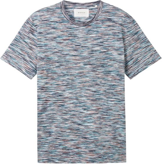 Tom Tailor T-shirt T Shirt Met Print 1041830xx10 35583 Mannen Maat - L
