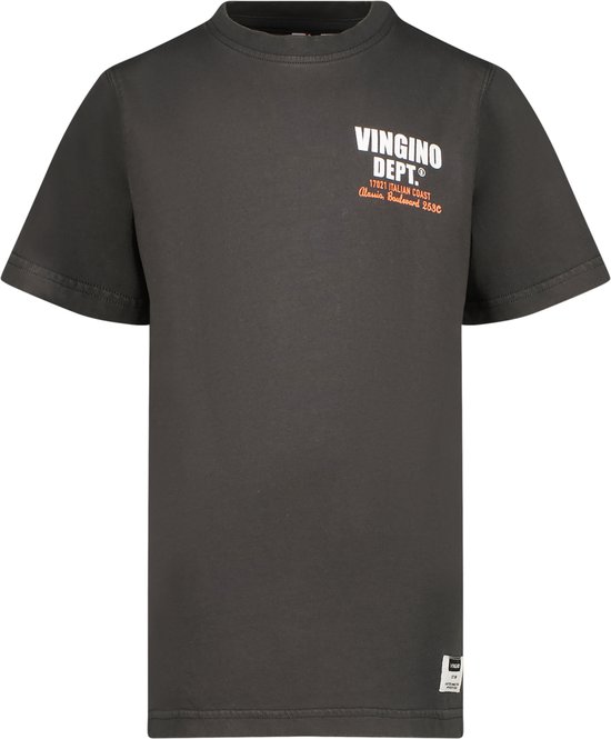 Vingino T-shirt Jary Jongens T-shirt - Mattelic grey - Maat 116