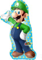 Luigi folie ballon 60 cm - Thema - Super Mario - Stoer - Verjaardag - Jongen - Videogame