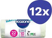 Ecozone Eco Afbreekbare Zakken 10L (12x 22 stuks)