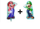 Super Mario en Luigi folie ballonnen set - Feest - Versiering - Thema - Jongen - Stoer - Super Mario - Videogame