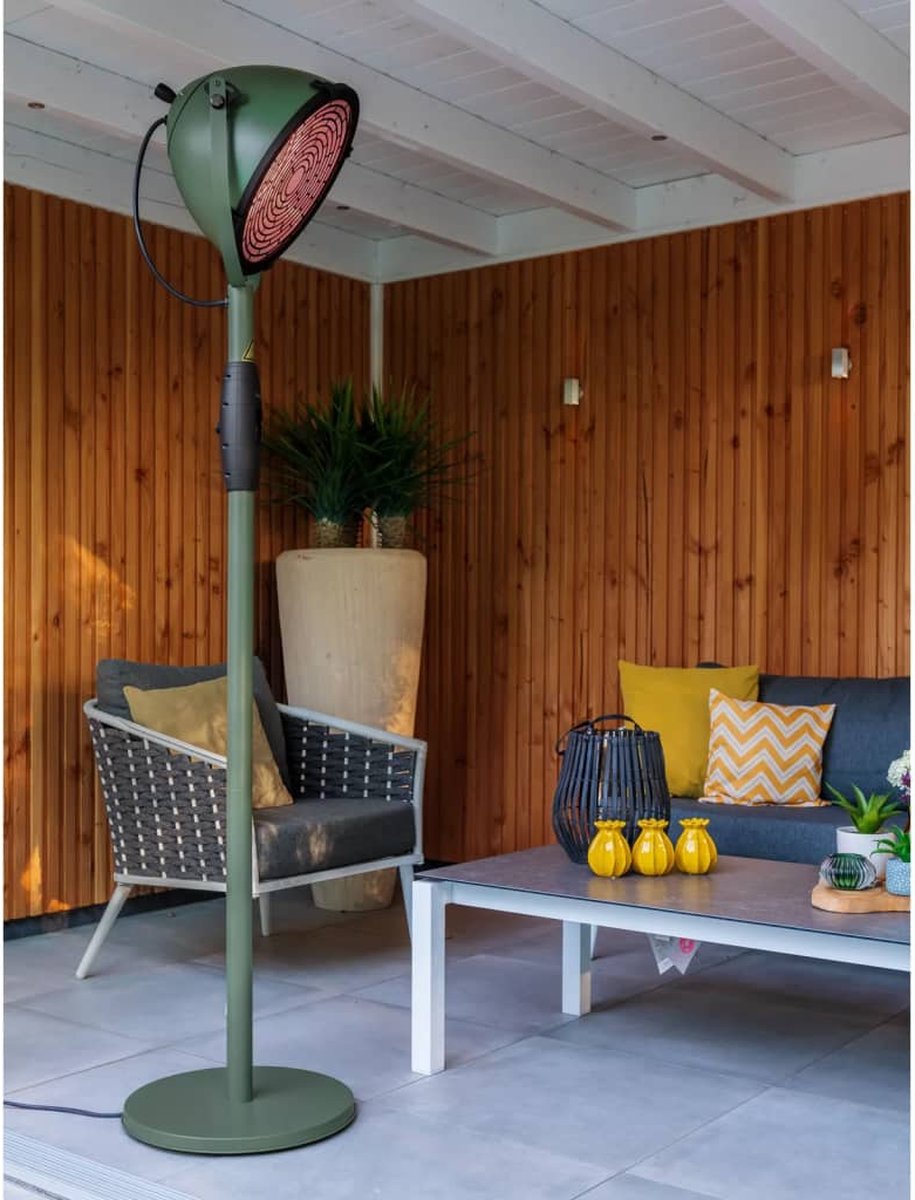 Sunred Indus Ultra 2100 W - Chauffage de terrasse sur pied - Vert