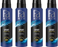 Fa Men Deospray Sport - Voordeelverpakking 4 x 150 ml