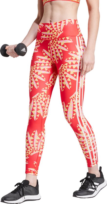 adidas Sportswear adidas x FARM Rio 7/8 Legging - Dames - Rood- L