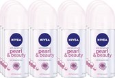 Nivea Deodorant Roller - Pearl & Beauty - Voordeelverpakking 12 x 50 ml