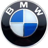 Set van 4 - BMW naafdoppen stickers metalen emblemen voor velgen covers