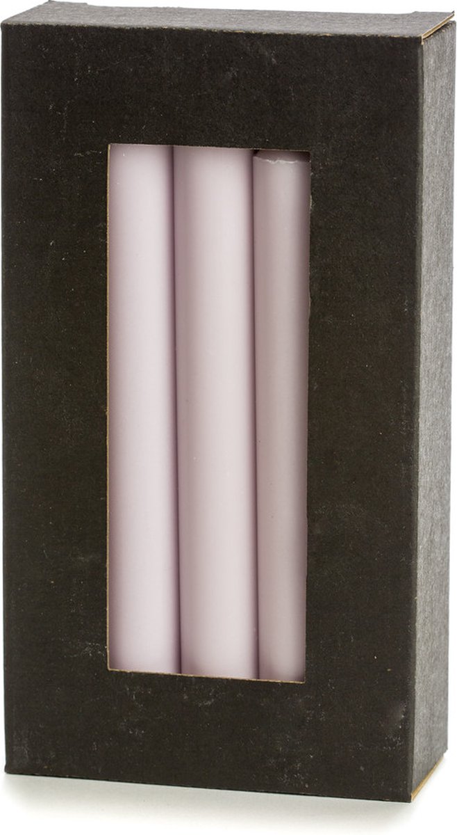 Rustik Lys ‎‎ - Dinerkaarsen - 10 stuks - Pastel Lilac - 2,2 x 19 cm