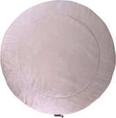 Wazzhappening - Boxkleed - suedine - poeder oudroze - rond - 90 cm