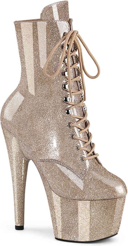 Pleaser - ADORE-1020GP Plateau Laarzen - US 12 - 42 Shoes - Champagne