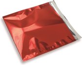 Folie Enveloppen - 220x220 mm - Rood - 100 stuks