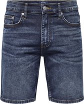 ONLY & SONS ONSWEFT DBD 7626 PIM DNM SHORTS VD Heren Jeans - Maat XL