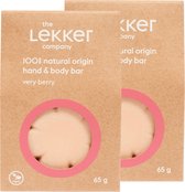 The Lekker Company body bar very berry duoverpakking